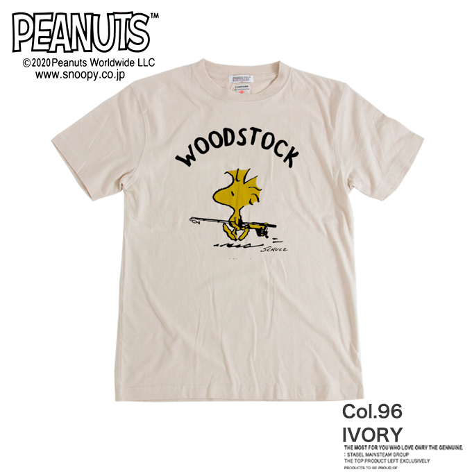 【LUMBER】スヌーピー 別注T-SHIRTS WOODSTOCK