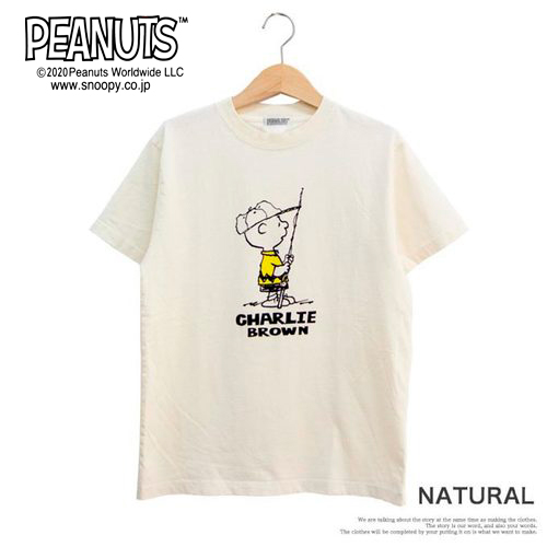 【LUMBER】 スヌーピー 別注T-SHIRTS チャーリーブラウン